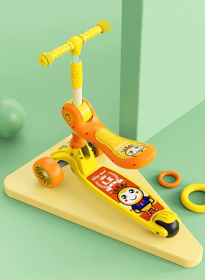 Oncarnival Sit N Slide Kids Scooter- 3 Wheel Scooter (Suitable for 2-10 Yrs) Adjustable Height, Foldable Scooter, Outdoor Activities for Boys/Girls - Image 4